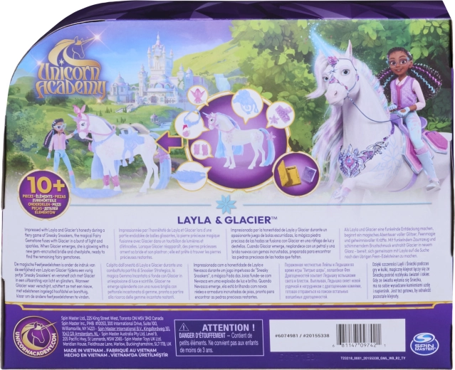 Layla i Glacier z Unicorn Academy