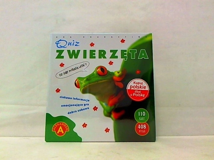 Wielka zwierzęca gra quizowa z katapultą
