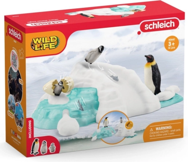 Zestaw figurek Wild Life Wesoła pingwinia rodzinka