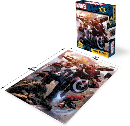 Puzzle 3D MARVEL Avengers 300 elementów