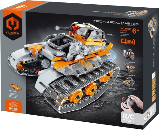 Klocki iM.MASTER programowalny czołg gąsienicowy 4w1 RC 2,4 GHz, 554 elementy