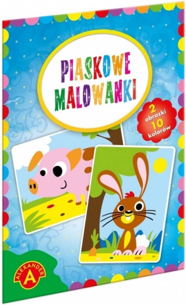 Obrazy z piasku Świnia, Królik