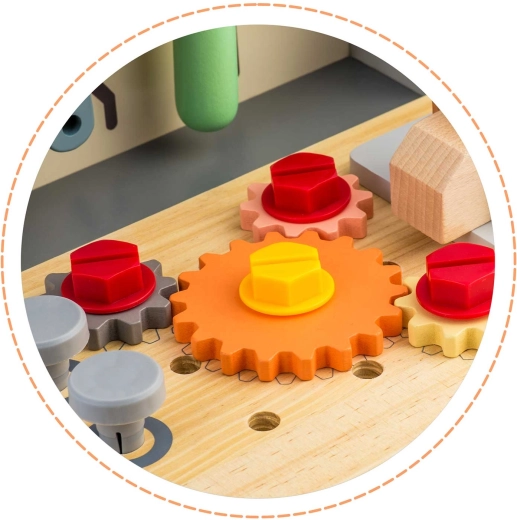 Obrotowe koła zębate do nauki przyczyny i skutku