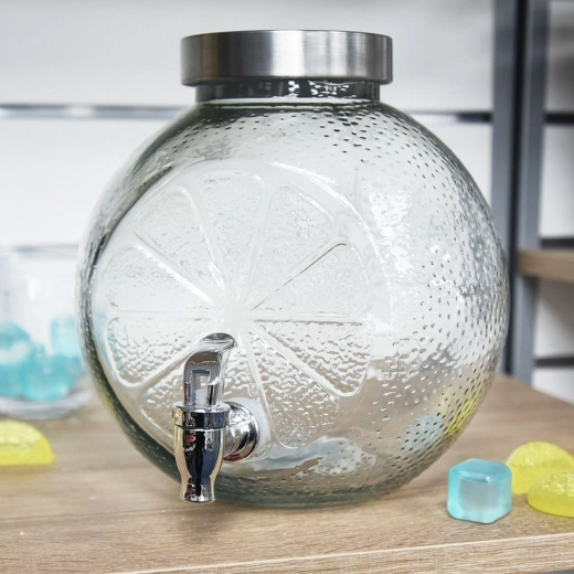 Wytrzymałe szkło z cytrusowym reliefem