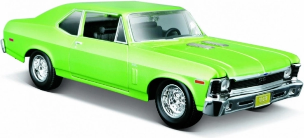 Metalowy model CHEVROLET NOVA SS 1970 zielony 1:24