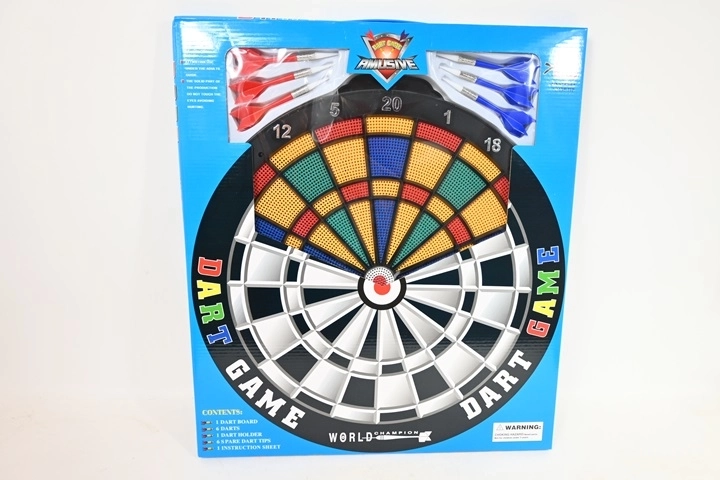 Tarcza do darta 45 cm z lotkami w pudełku