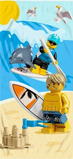 Plażowy ręcznik LEGO 150 × 70 cm
