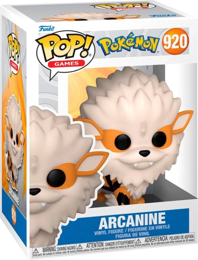 Funko Pop! Games Pokémon Arcanine (Arkani) #920 - 1 szt.