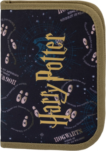 BAAGL Klasyczny szkolny piórnik z dwiema klapkami Harry Potter Huncwocka mapa
