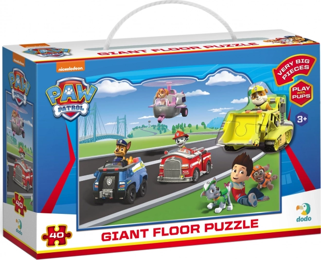Duże puzzle podłogowe Psi Patrol