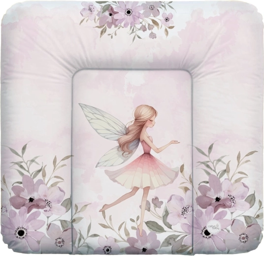 Ceba Baby miękka mata do przewijania na komodę Basic Meadow Fairy 75 × 72 cm