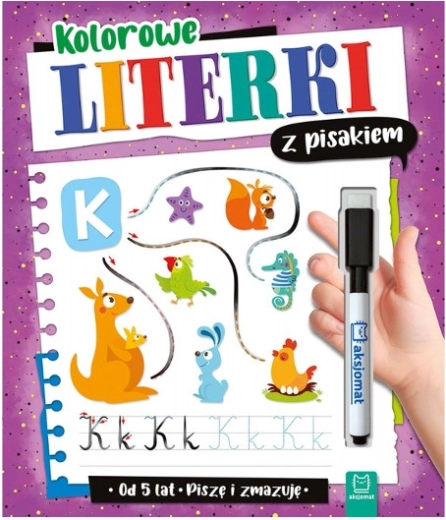 Kolorowe literki z zmazywalnym mazakiem – piszę i ścieram