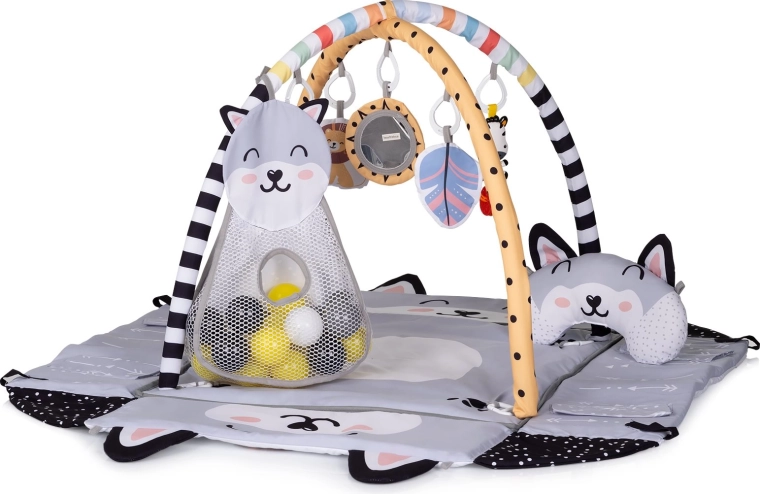 Chipolino mata edukacyjna z piłeczkami 2w1 Fun Zone multicolor