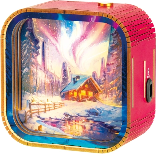2Kids Toys 3D drewniane puzzle lampka zorza polarna