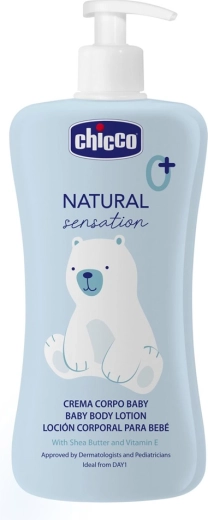 Chicco Natural Sensation mleczko do ciała z masłem shea i witaminą E 500 ml