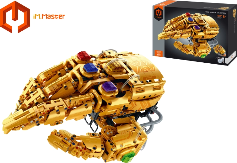 iM.Master zestaw konstrukcyjny ramię hydrauliczne żółte