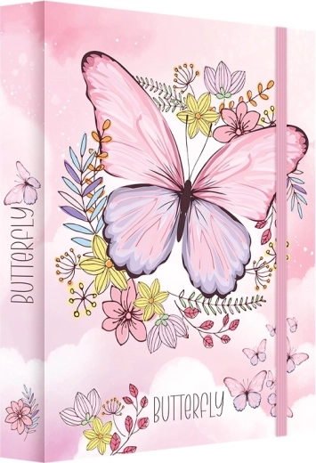 Pudełko na zeszyty A4 Jumbo Max Butterfly