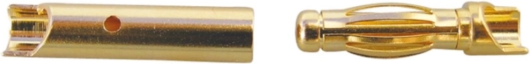 Złote konektory 4 mm, 1 para
