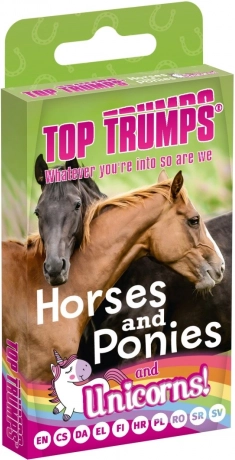 Gra karciana TOP TRUMPS – konie, kucyki i jednorożce