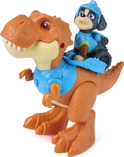 Rexa można przypiąć na grzbiet dinozaura
