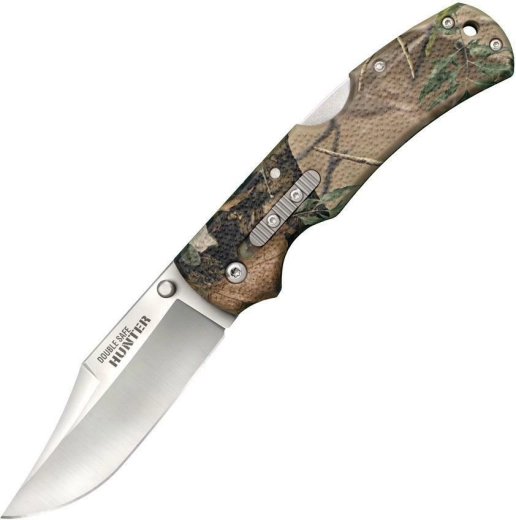 Składany nóż myśliwski Cold Steel Double Safe Hunter, maskujący, 8,9 cm