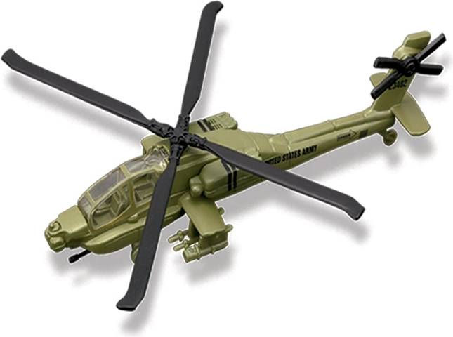 Maisto Fresh Metal Tailwinds AH-64 Apache zielony model samolotu