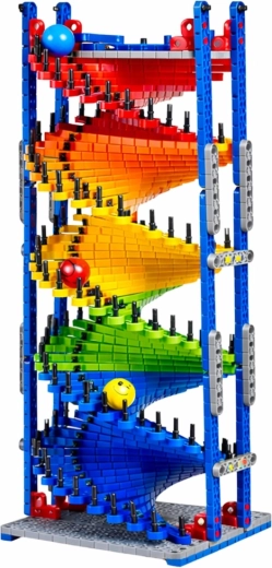 Dwutorowa helisa do wyścigów kulek