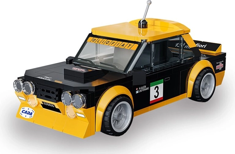 Zestaw konstrukcyjny CaDA Fiat Abarth 131 czarny w skali 1:24