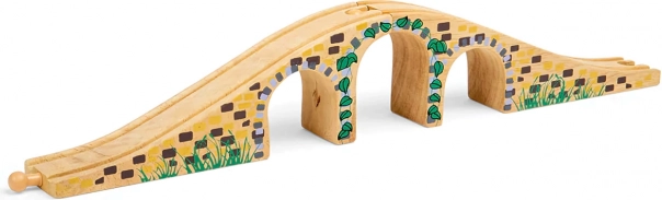 Bigjigs Rail drewniany most trójprzęsłowy do kolejki