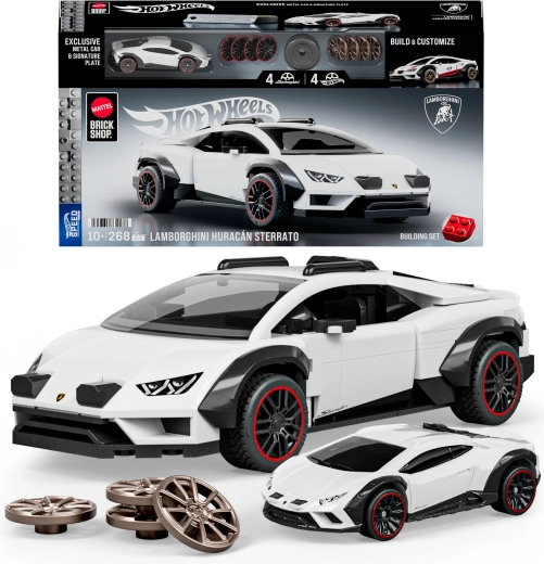 Zestaw konstrukcyjny Mattel Brick Shop Hot Wheels Speed Series Lamborghini Huracán Sterrato