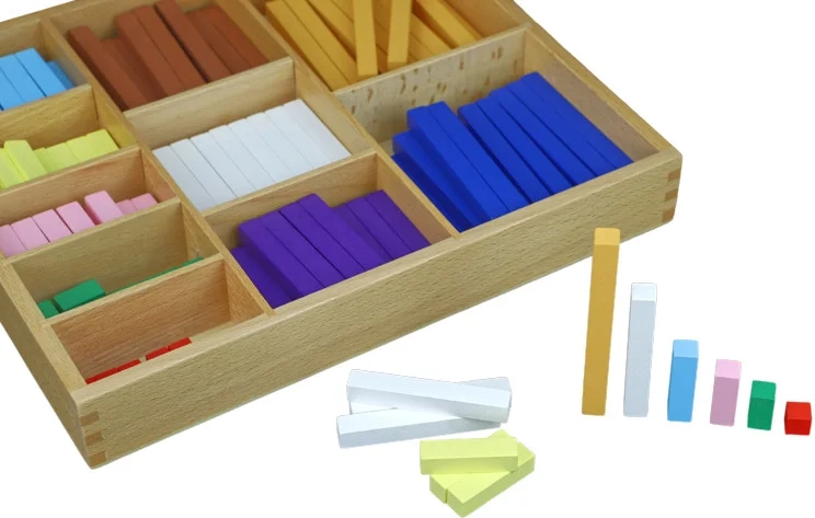 Poglądowa pomoc Montessori do liczenia