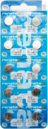 Renata 373 SR916SW bateria guzikowa do zegarków 1,55 V 29 mAh, opakowanie 10 szt.