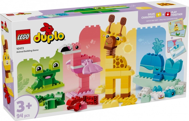 LEGO DUPLO zabawa w budowanie zwierzątek
