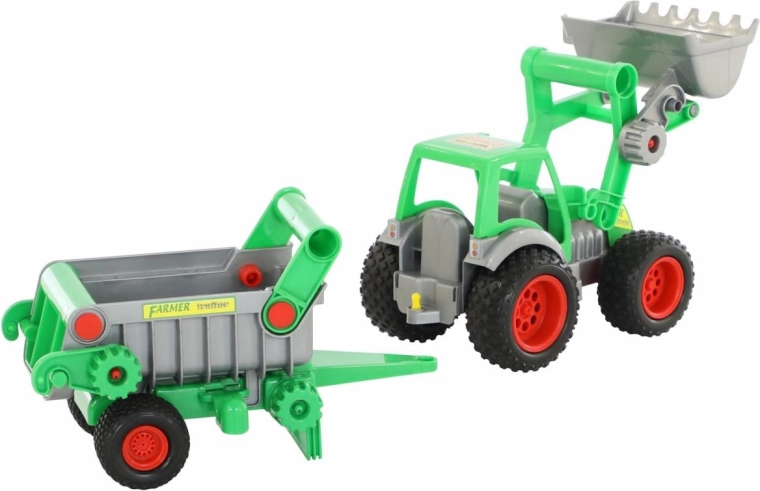 Wywrotna przyczepa z otwieraną burtą