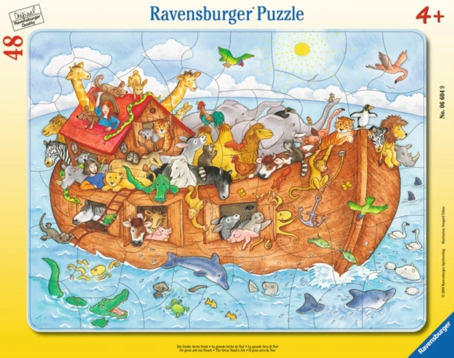 Puzzle Duża Arka Noego 48 elementów RAVENSBURGER