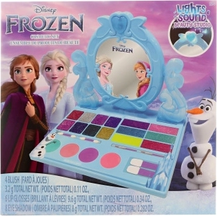 Frozen studio kosmetyczne z podświetlanym lusterkiem