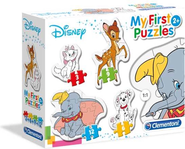 moje pierwsze puzzle disney zwierzątka clementoni