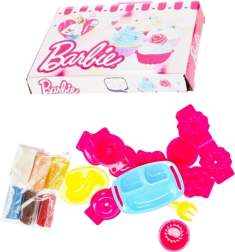 Plastelina BARBIE cukiernia – kreatywny zestaw z foremkami