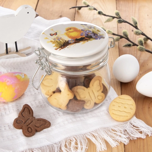 Pojemność 0,5 l idealna na ciasteczka i suche produkty
