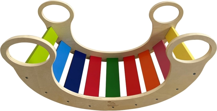 Montessori tęczowa huśtawka 2Kids Toys