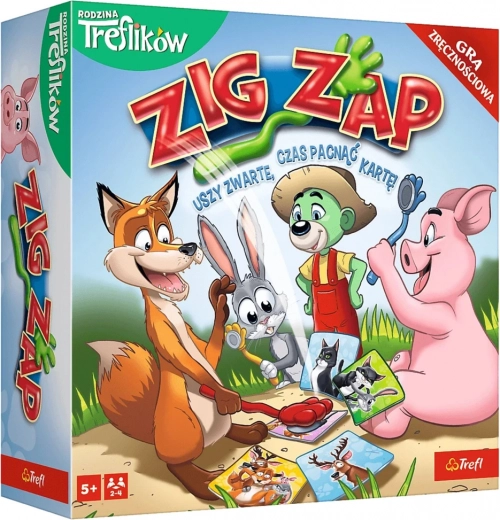 Rodzinna gra Zig Zap Rodzina Treflików