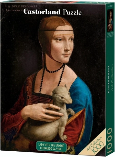 Puzzle 1000 elementów Dama z gronostajem od Leonarda da Vinci Art Collection