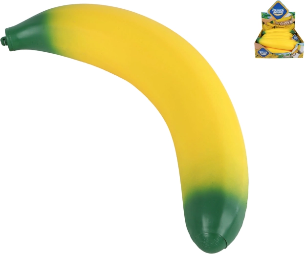 Giga squeeze banan – rozciągliwa antystresowa zabawka do ściskania 37 cm