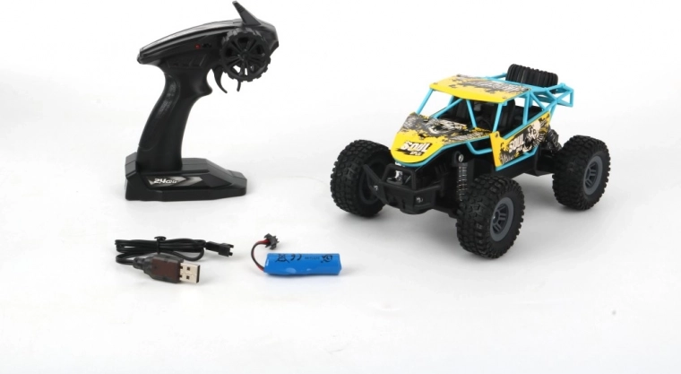 RC terenowe auto 1:18 niebieskie