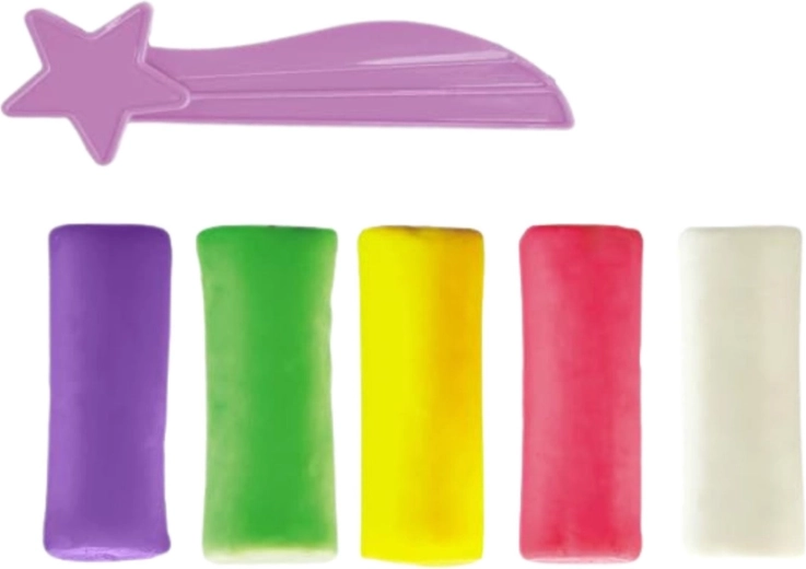 Pięć wyrazistych kolorów modeliny