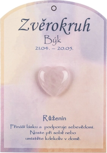 Różaninowe serce dla znaku Byk