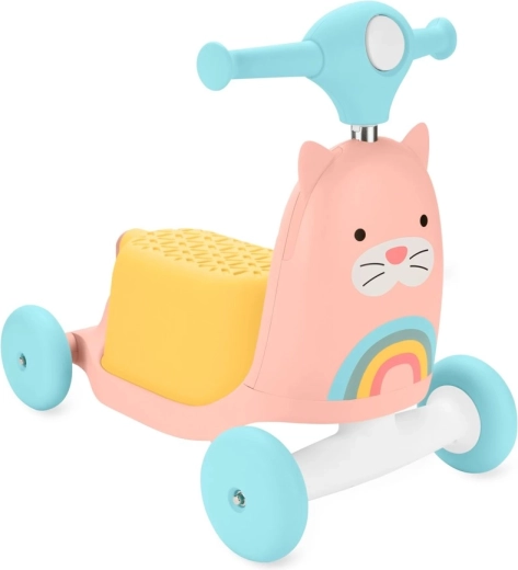 Skip Hop Zoo 3w1 jeździk i hulajnoga – kotek