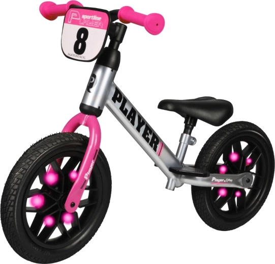 Qplay rowerek biegowy Player pink