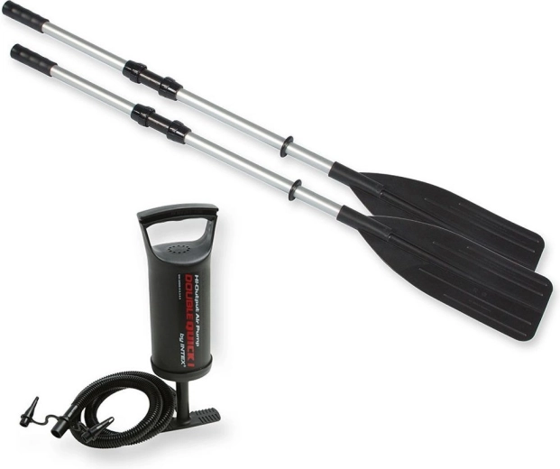 Kompletny zestaw z wiosłami i pompką