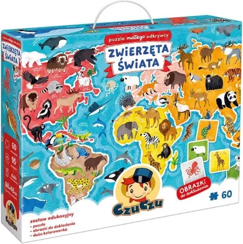 CzuCzu puzzle małego odkrywcy: zwierzęta świata